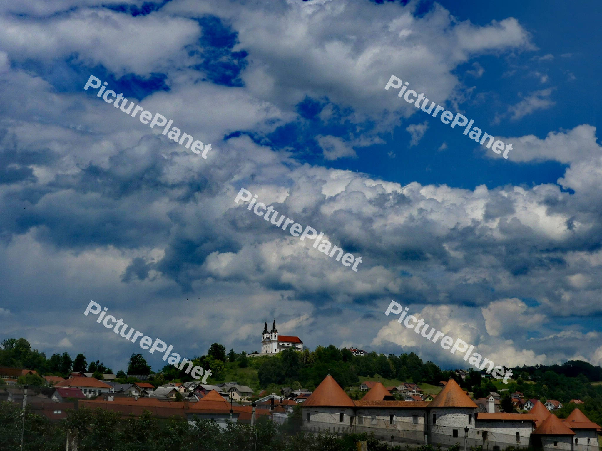 Village landscape